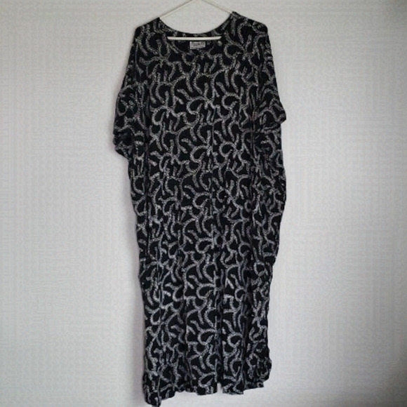 FULANA del Tal One Size Black and White MuuMuu - Picture 1 of 5